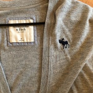 Grey Abercrombie cardigan